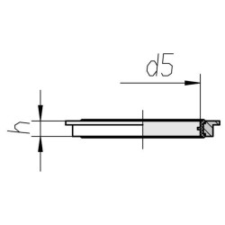 RSWV sandarinimo žiedas NBR R1/8 RSWV9VWDR18