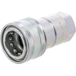 1/2 colio BSP rutulinis sriegis, NS12GASF tipo, moteriška jungtis