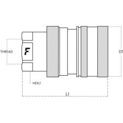 Jungtis SV12GAS.F SV12GASF