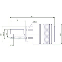 Movos pertvara su moteriška jungtimi 12L SKPF12N18N