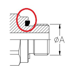 Greito atjungimo jungtis, vidinis sriegis M22x1.5-WD, 3CFHF08212215F