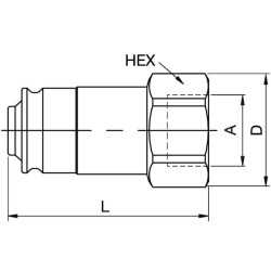 Įdėklas 3/4 colio NS75212FB