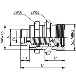 Moteriška jungtis 20S RSF16S30