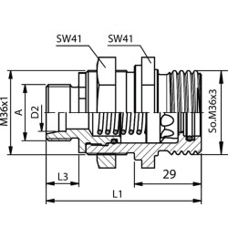 Moteriška jungtis 15L RSF12L22