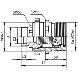 Moteriška jungtis 38S RSF25S52