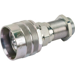 Srieginė jungtis, 1/2 colio išorinis sriegis - M24x1.5 16S išorinis sriegis, pertvara CVV0862415M