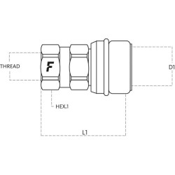 Jungiamoji įvorė CVC0812GASF