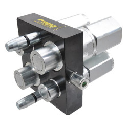 „Multifaster“ DN12/DN20 – 2 x 1/2" – 2 x 3/4" BSPP judančios dalies kištukas 3P5104AMC