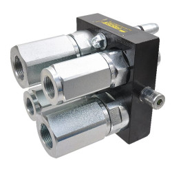 „Multifaster“ DN12/DN20 – 2 x 1/2" – 2 x 3/4" BSPP judančios dalies kištukas 3P5104AMC