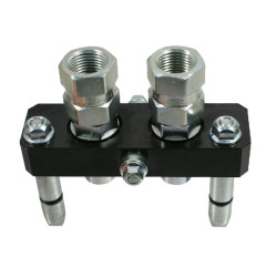 „Multifaster“ DN10-2 x 1/2" BSPP judančios sekcijos kamštis 2PB06212GMC