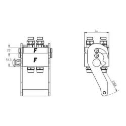 „Multifaster“ 4x3/4 colio 3P412434GFC