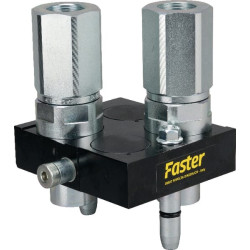 „Multifaster“ DN20-2 x 3/4" BSPP judančios dalies kamštis 3P510234GMC