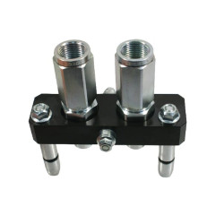 „Multifaster“ DN10-2 x 1/2" BSPP judančios sekcijos kamštis 3PB06212GMC