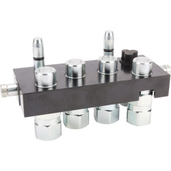 „Multifaster“ DN12-4 x 1/2" BSPP + 1 x elektrinis judančios sekcijos kištukas 2PS081412GMC