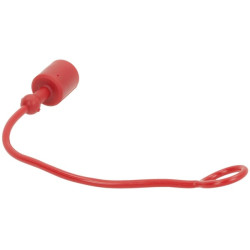 Apsauginis dangtelis, išorinis sriegis SKP M 10-0, raudonas SKP9M100