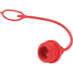 Apsauginis dangtelis, raudonas PVC, skirtas 1/4" ANV sriegiui TMA14R