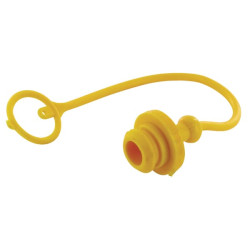 Apsauginis dangtelis, geltonas PVC, skirtas 1 colio ANV kištukui TMA1Y (lizdas)