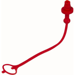 Dulkių kamštis F, raudonas, skirtas HNV-F 1/8 TMH18