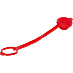 Dulkių kamštis, raudonas, 1 colio, SKP9F250