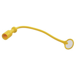 Apsauginis dangtelis, PVC, geltonas, vidinis, TFA14Y