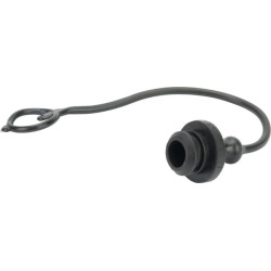 Dulkių kamštis, juodas, skirtas NV12 kištukui TM12LN (lizdas)