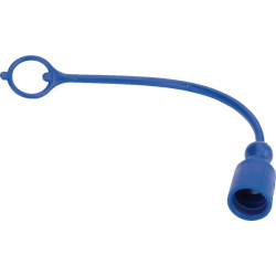 Mėlynas PVC dangtelis ANV kištukui TFA38B