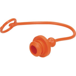 Dulkių kamštis, oranžinis, skirtas NV12 kištukui, TM12LA kištukui