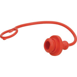 Dulkių kamštis, raudonas, skirtas NV12 kištukui TM12LR, moteriškam lizdui