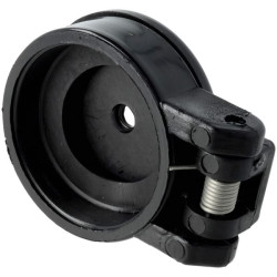 Juodas dulkių dangtelis, 1/2 colio spaustukas SKV9F121CL