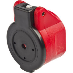 Lizdo dangtelis ISO12.5 su plyšiu - raudonas ir juodas, SZ106RT003C1 B328SZ106RT003C1