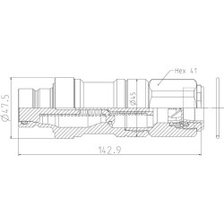 Adapterių rinkinys 3/4" DN 19 MC107646901