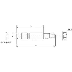 Kreipiamasis kaištis 2 vnt. KITGP4