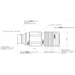 Adapteris NV moteriškas į FFH vyrišką AD08NVFFFHM