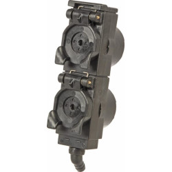 Dangtis ir išleidimo anga 2 vnt., atstumas: 61 mm, 45°, TARV26145GR