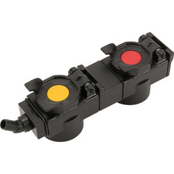 Dangtis ir išleidimo anga 2 vnt., atstumas: 82 mm 45° TARV28245GR