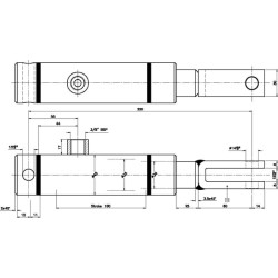 Stabdžių cilindras EPL30/100 BC30100