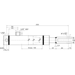 Stabdžių cilindro sunkioji spyruoklė EPL25/1 BCS25100X