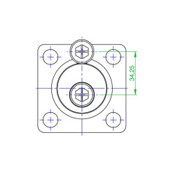 CW10 greito atleidimo cilindras CWP10CD40