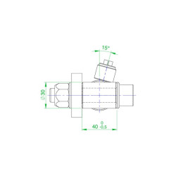 Greito keitimo cilindras D16-25-160 D1625160FT