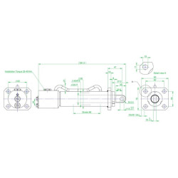 Cilindro greitoji jungtis CW10 su atbuliniu vožtuvu D254090CW1CV
