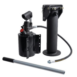 Stovinis domkrato cilindras su rankiniu siurbliu 5,7 t, su greito fiksavimo funkcija SP85250CSSET1