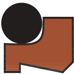 Valytuvo strypas ASP 40x46,8x5mm PTFE ASP404685PTFE