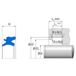 Valytuvo strypas ASU 30x38.6x5.3mm ASU3038653S