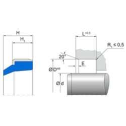 Valytuvo strypas ASM 52x62x7/10mm ASM5262710