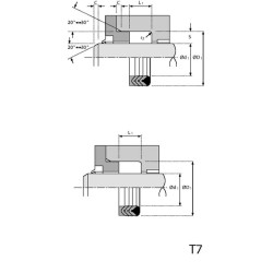 V formos pakuotės rinkinys 50x70x30 CH507030