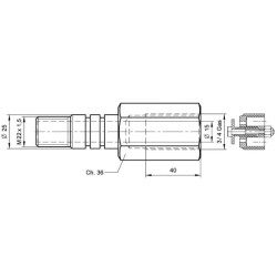 Žarnos trūkimo vožtuvas TC9-7156 TC97156