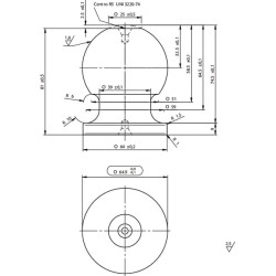 Rutulinis antgalis D65 TC965