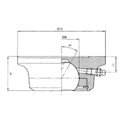 65 mm rutulinė galvutės jungtis TC965A