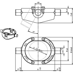 Trikampio formos laikiklis TC 9-3124 TC93124