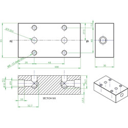 Montavimo plokštelė priešbalansiniam vožtuvui 1003511090